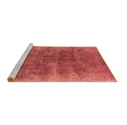 Sideview of Machine Washable Oriental Brown Industrial Rug, wshurb1812brn