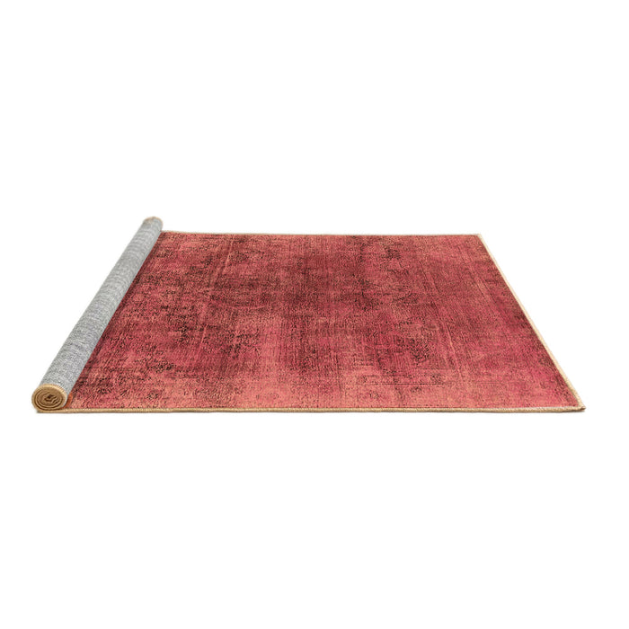 Sideview of Machine Washable Oriental Brown Industrial Rug, wshurb1812brn