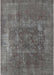 Machine Washable Industrial Modern Gray Rug, wshurb1813