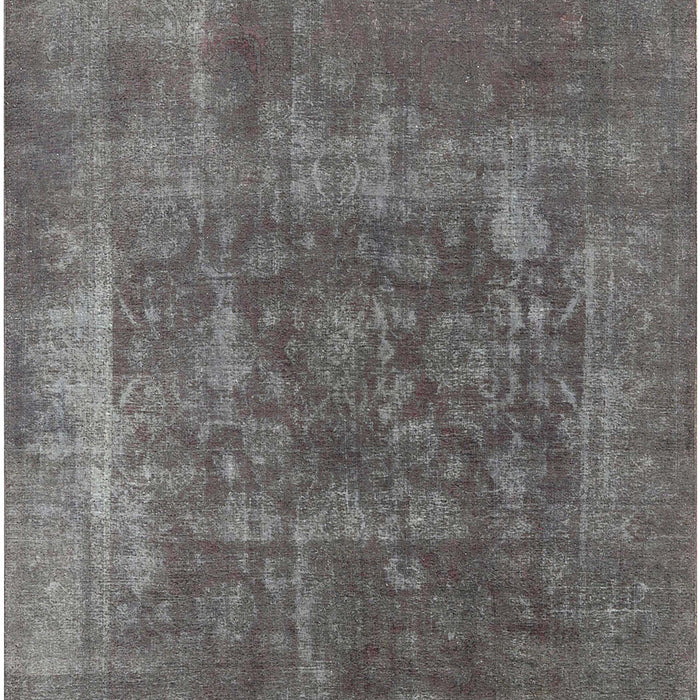 Machine Washable Industrial Modern Gray Rug, wshurb1813