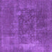 Square Oriental Purple Industrial Rug, urb1813pur