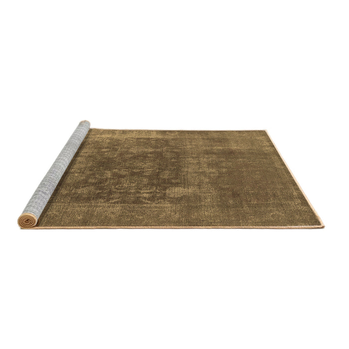 Sideview of Machine Washable Oriental Brown Industrial Rug, wshurb1813brn