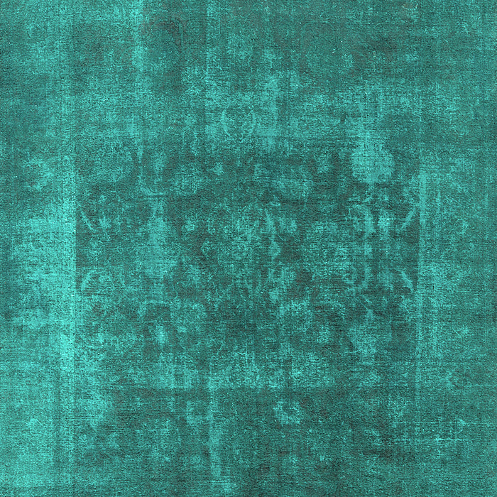Oriental Turquoise Industrial Rug, urb1813turq