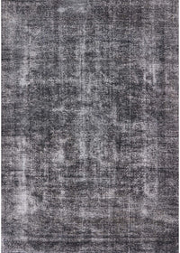 Machine Washable Industrial Modern Gray Rug, wshurb1814