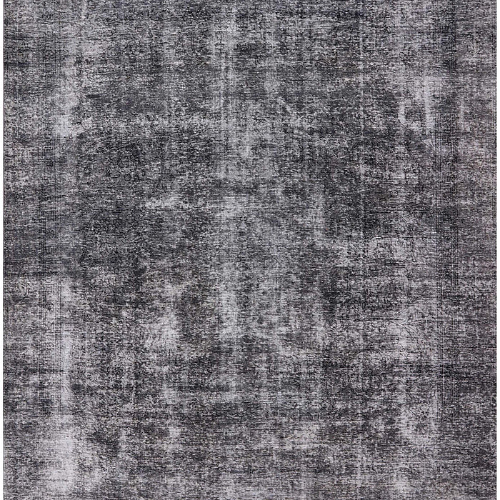 Machine Washable Industrial Modern Gray Rug, wshurb1814