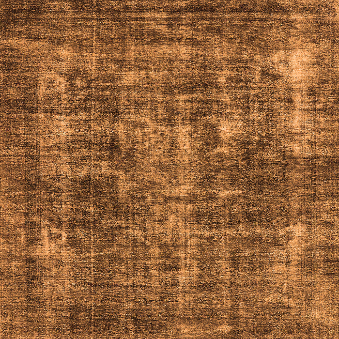 Square Oriental Orange Industrial Rug, urb1814org