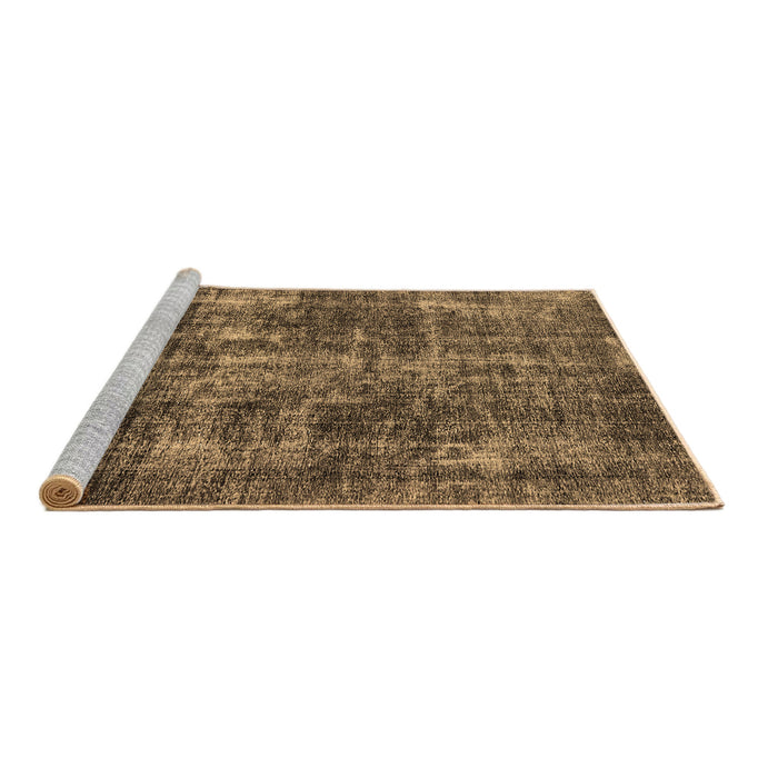 Sideview of Machine Washable Oriental Brown Industrial Rug, wshurb1814brn