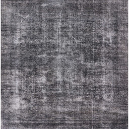 Square Mid-Century Modern Gray Oriental Rug, urb1814