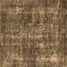 Square Oriental Brown Industrial Rug, urb1814brn