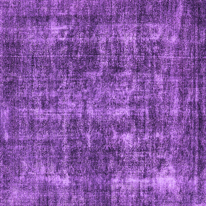 Square Machine Washable Oriental Purple Industrial Area Rugs, wshurb1814pur
