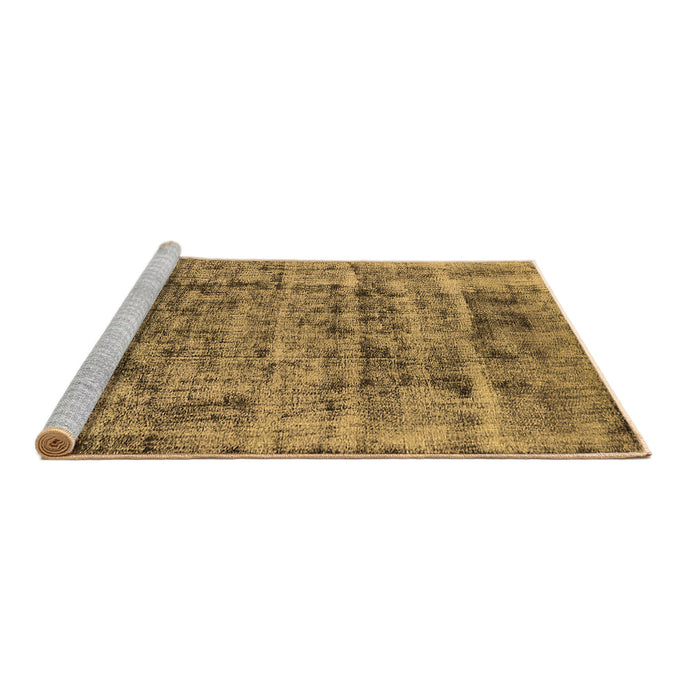 Sideview of Machine Washable Oriental Brown Industrial Rug, wshurb1815brn