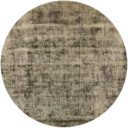 Round Machine Washable Industrial Modern Coffee Brown Rug, wshurb1815