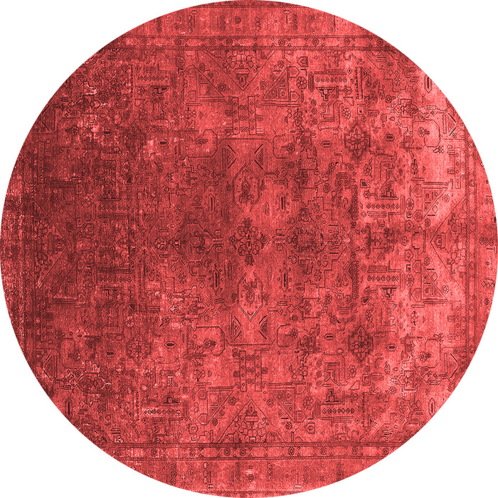Machine Washable Oriental Red Industrial Rug, wshurb1816red