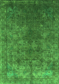 Oriental Green Industrial Rug, urb1816grn