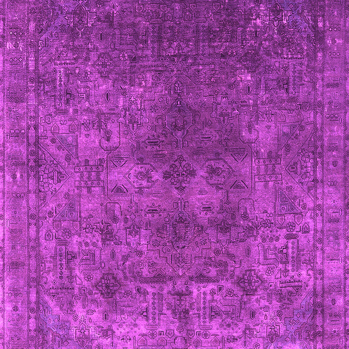 Machine Washable Oriental Pink Industrial Rug, wshurb1816pnk