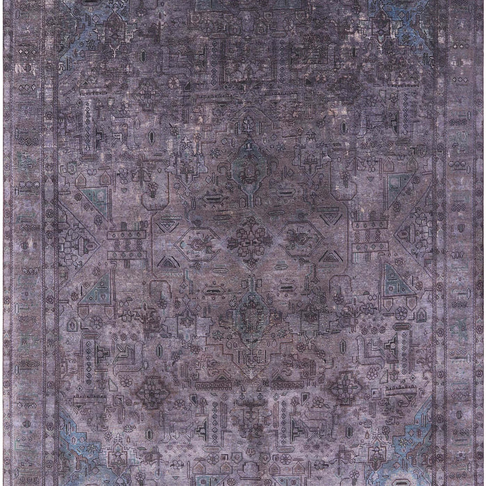 Mid-Century Modern Plum Purple Oriental Rug, urb1816