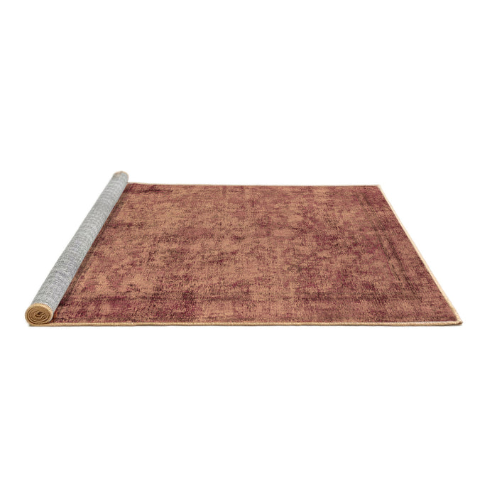 Sideview of Machine Washable Oriental Brown Industrial Rug, wshurb1817brn