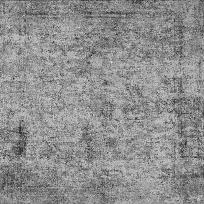 Square Oriental Gray Industrial Rug, urb1817gry