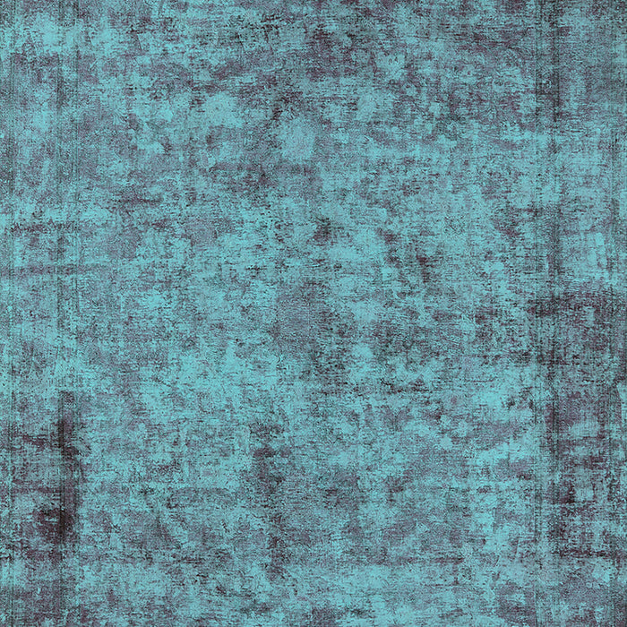 Machine Washable Oriental Turquoise Industrial Area Rugs, wshurb1817turq