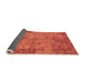 Sideview of Oriental Orange Industrial Rug, urb1817org