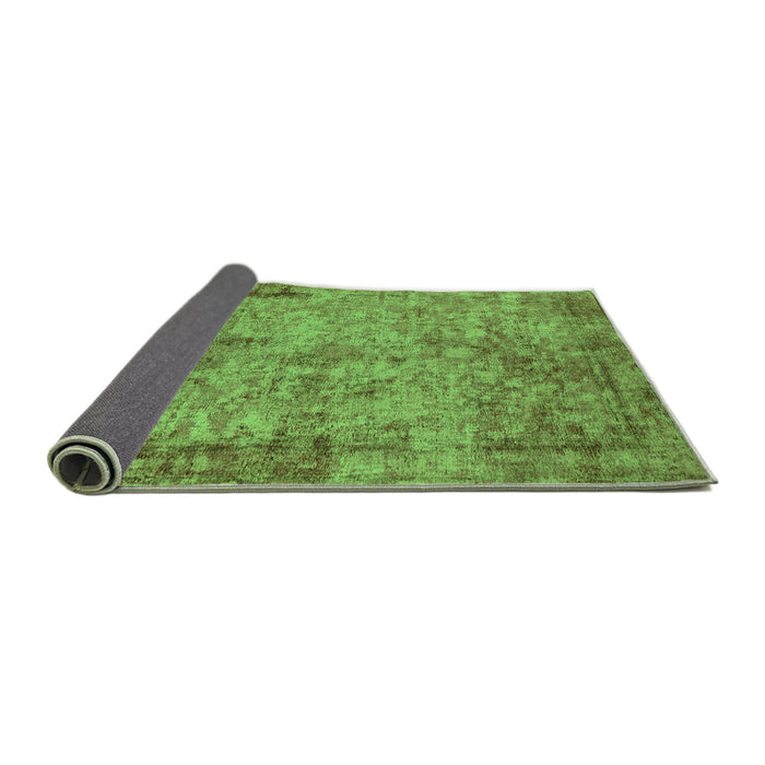Sideview of Oriental Green Industrial Rug, urb1817grn