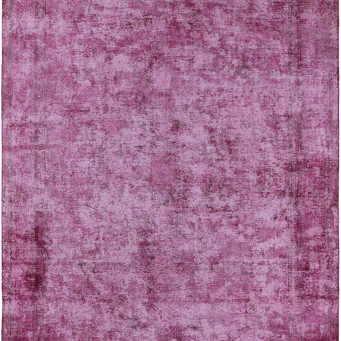 Machine Washable Industrial Modern Deep Mauve Purple Rug, wshurb1817