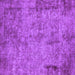 Square Oriental Purple Industrial Rug, urb1817pur