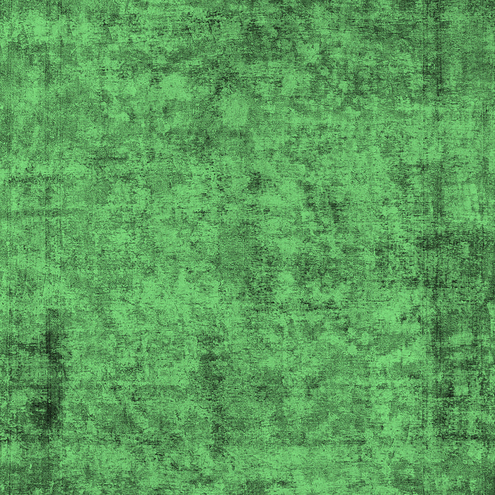 Machine Washable Oriental Emerald Green Industrial Area Rugs, wshurb1817emgrn