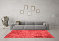 Machine Washable Oriental Red Industrial Rug, wshurb1817red