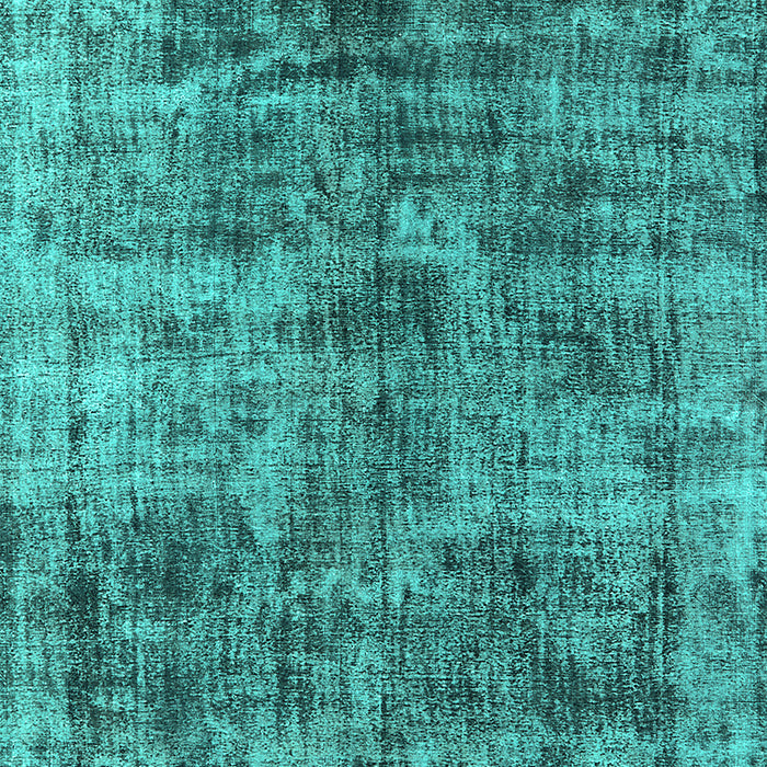 Machine Washable Oriental Turquoise Industrial Area Rugs, wshurb1818turq