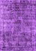 Machine Washable Oriental Purple Industrial Area Rugs, wshurb1818pur