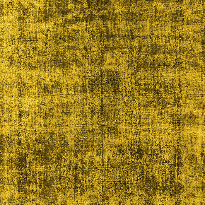 Machine Washable Oriental Yellow Industrial Rug, wshurb1818yw