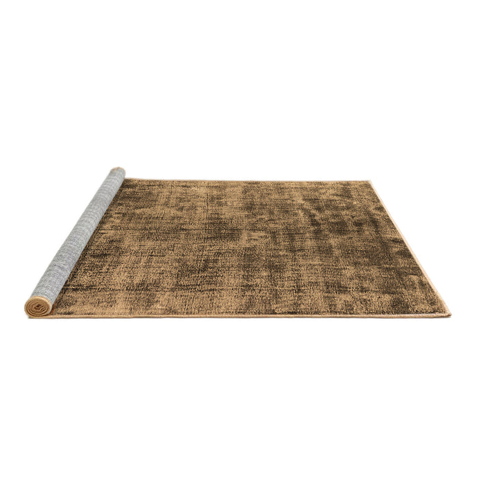 Sideview of Machine Washable Oriental Brown Industrial Rug, wshurb1818brn