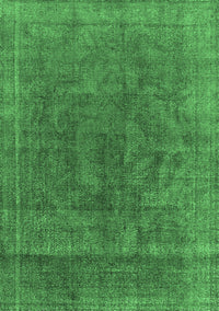 Oriental Emerald Green Industrial Rug, urb1819emgrn