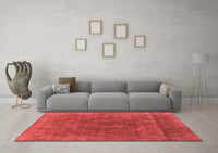 Machine Washable Oriental Red Industrial Rug, wshurb1819red