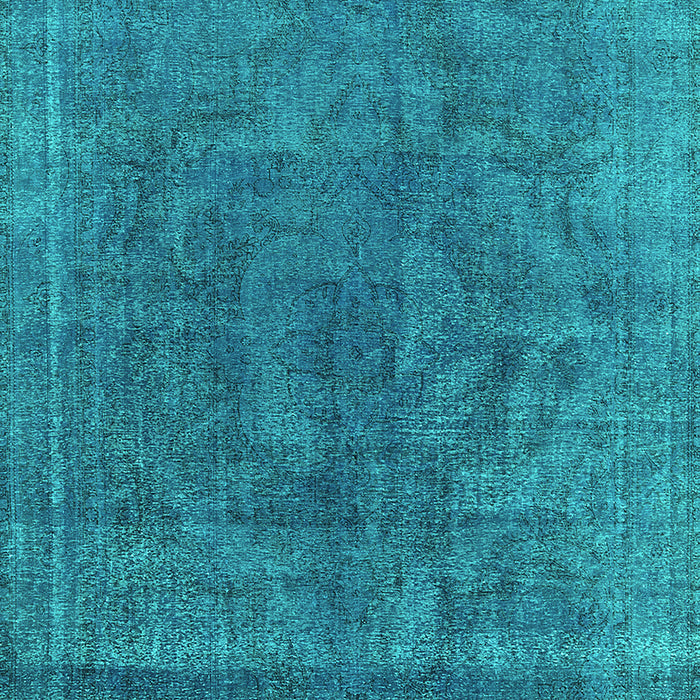 Oriental Turquoise Industrial Rug, urb1819turq