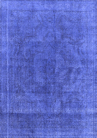 Oriental Blue Industrial Rug, urb1819blu