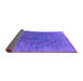 Sideview of Oriental Purple Industrial Rug, urb1819pur