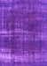 Machine Washable Oriental Purple Industrial Area Rugs, wshurb1820pur