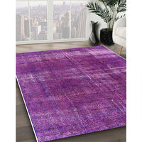 Mid-Century Modern Orchid Purple Oriental Rug, urb1820