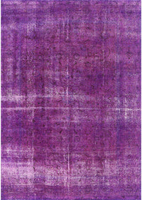 Machine Washable Industrial Modern Medium Orchid Purple Rug, wshurb1820