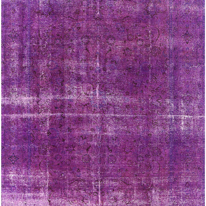 Machine Washable Industrial Modern Medium Orchid Purple Rug, wshurb1820