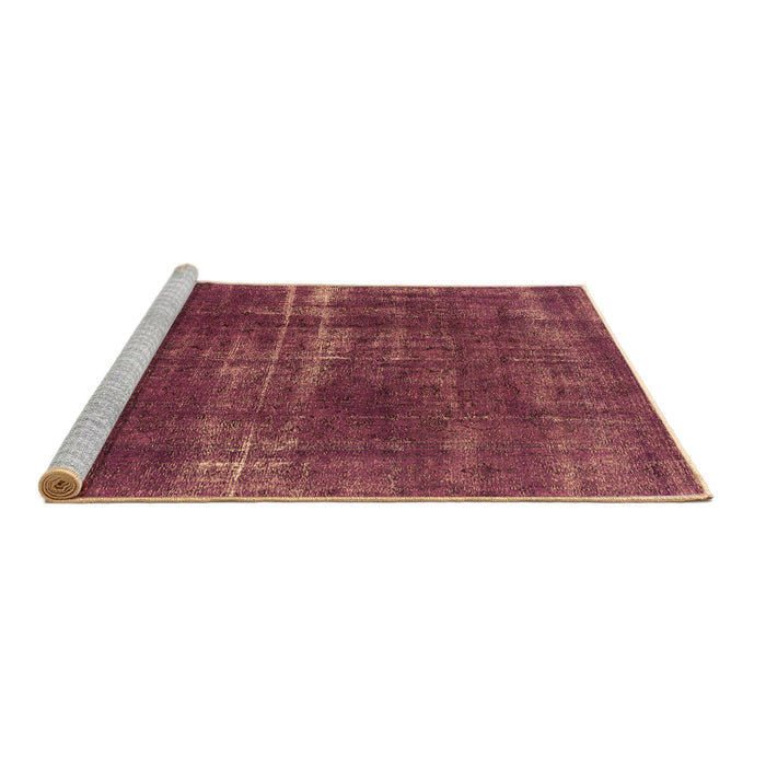 Sideview of Machine Washable Oriental Brown Industrial Rug, wshurb1820brn