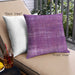 Front View of Mid-Century Modern Urban Square Medium Orchid Purple Throw Pillow, 18 inch by 18 inch, pwurb1820