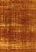 Machine Washable Oriental Yellow Industrial Rug, wshurb1820yw