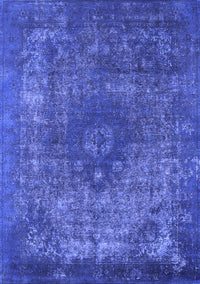 Oriental Blue Industrial Rug, urb1821blu