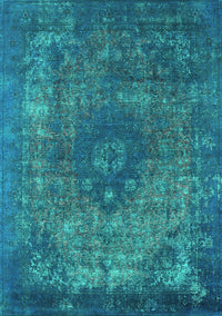 Oriental Turquoise Industrial Rug, urb1821turq