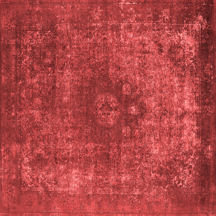 Machine Washable Oriental Red Industrial Rug, wshurb1821red