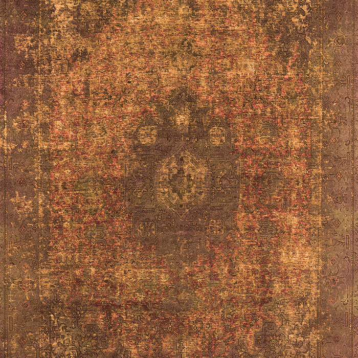 Machine Washable Oriental Orange Industrial Area Rugs, wshurb1821org