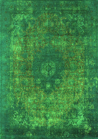 Oriental Green Industrial Rug, urb1821grn